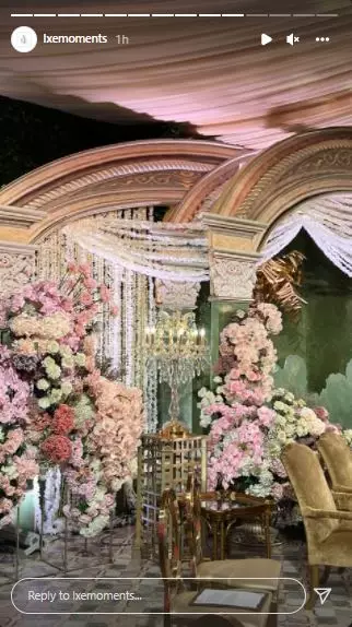 Dekorasi pernikahan Vidi Aldiano Berbagai sumber