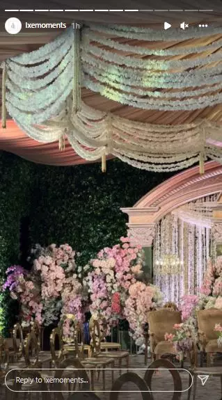 Dekorasi pernikahan Vidi Aldiano Berbagai sumber