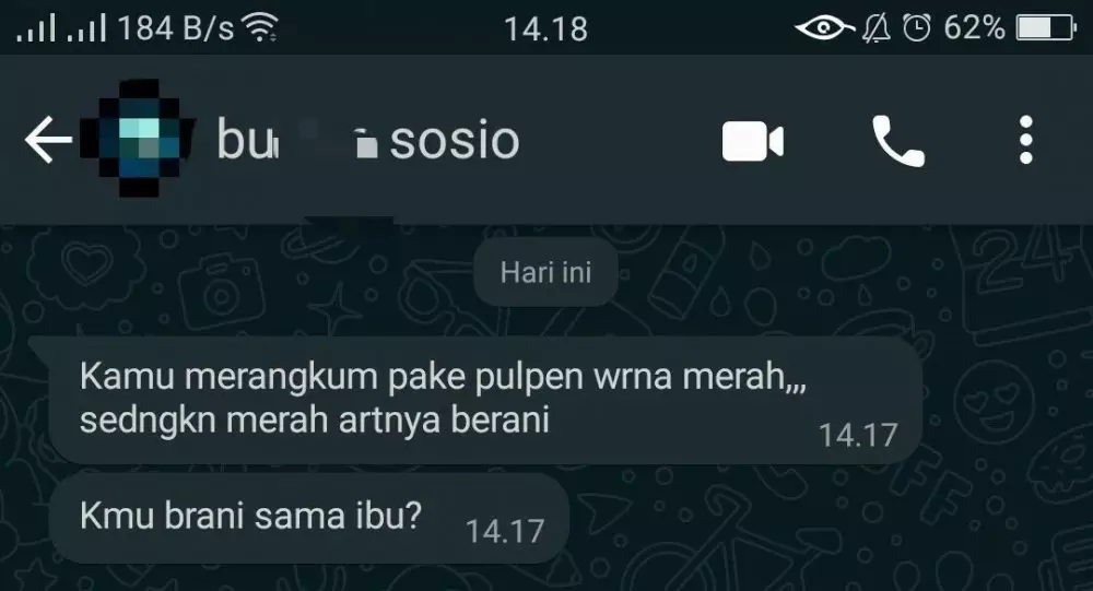 chat siswa dicari guru nyeleneh banget © Twitter chat siswa dicari guru nyeleneh banget © Twitter