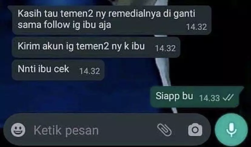 chat siswa dicari guru nyeleneh banget © Twitter chat siswa dicari guru nyeleneh banget © Twitter