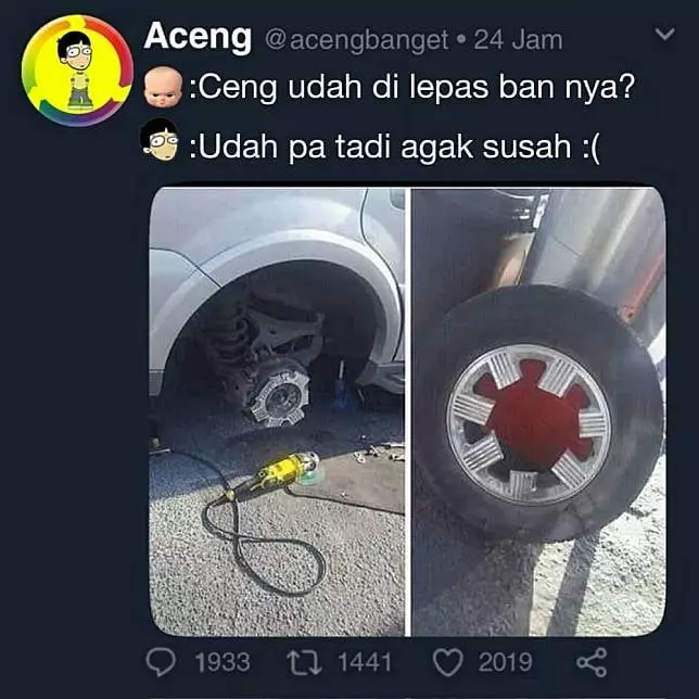 potret orang perbaiki mobil © berbagai sumber