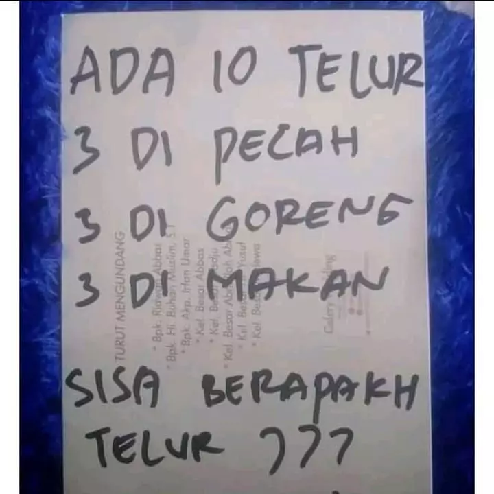 tebak-tebakan matematika mikir keras © berbagai sumber tebak-tebakan matematika mikir keras © berbagai sumber