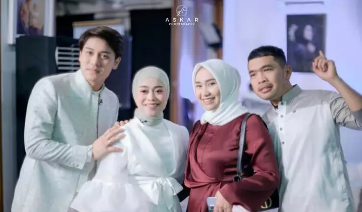 gaya seleb hadiri akikah anak lesty dan billar © instagram