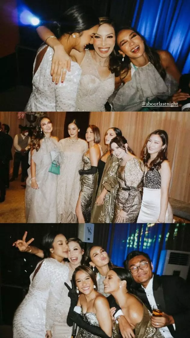 Gaya seleb di nikahan Vidi Aldiano dan Sheila Dara © berbagai sumber