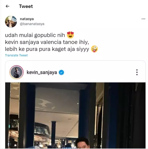 Kevin Sanjaya dan Valencia Tanoe jadian, ini 11 cuitan lucu warganet © 2022 brilio.net Kevin Sanjaya dan Valencia Tanoe jadian, ini 11 cuitan lucu warganet © 2022 brilio.net