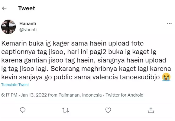 Kevin Sanjaya dan Valencia Tanoe jadian, ini 11 cuitan lucu warganet © 2022 brilio.net Kevin Sanjaya dan Valencia Tanoe jadian, ini 11 cuitan lucu warganet © 2022 brilio.net