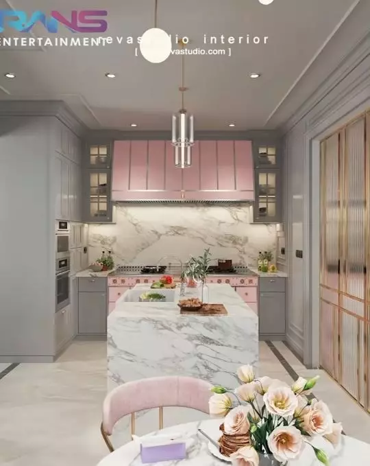 Potret desain dapur Nagita Slavina © YouTube