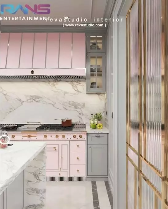 Potret desain dapur Nagita Slavina © YouTube