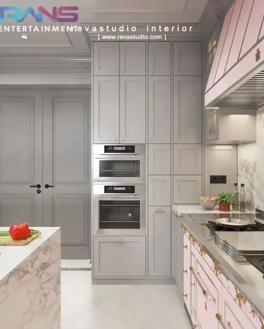 Potret desain dapur Nagita Slavina © YouTube