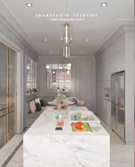 Potret desain dapur Nagita Slavina © YouTube