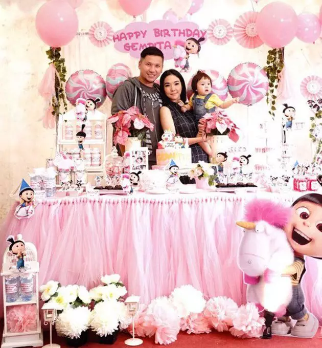 Potret ultah Gempita dari tahun ke tahun © Instagram
