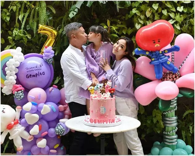 Potret ultah Gempita dari tahun ke tahun © Instagram