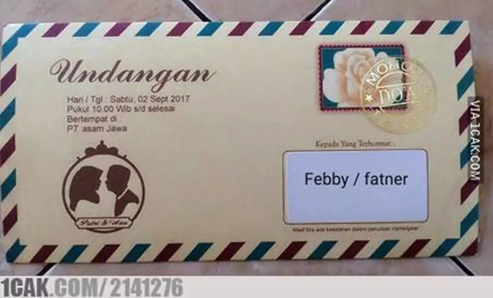 tulisan nama penerima undangan © berbagai sumber tulisan nama penerima undangan © berbagai sumber
