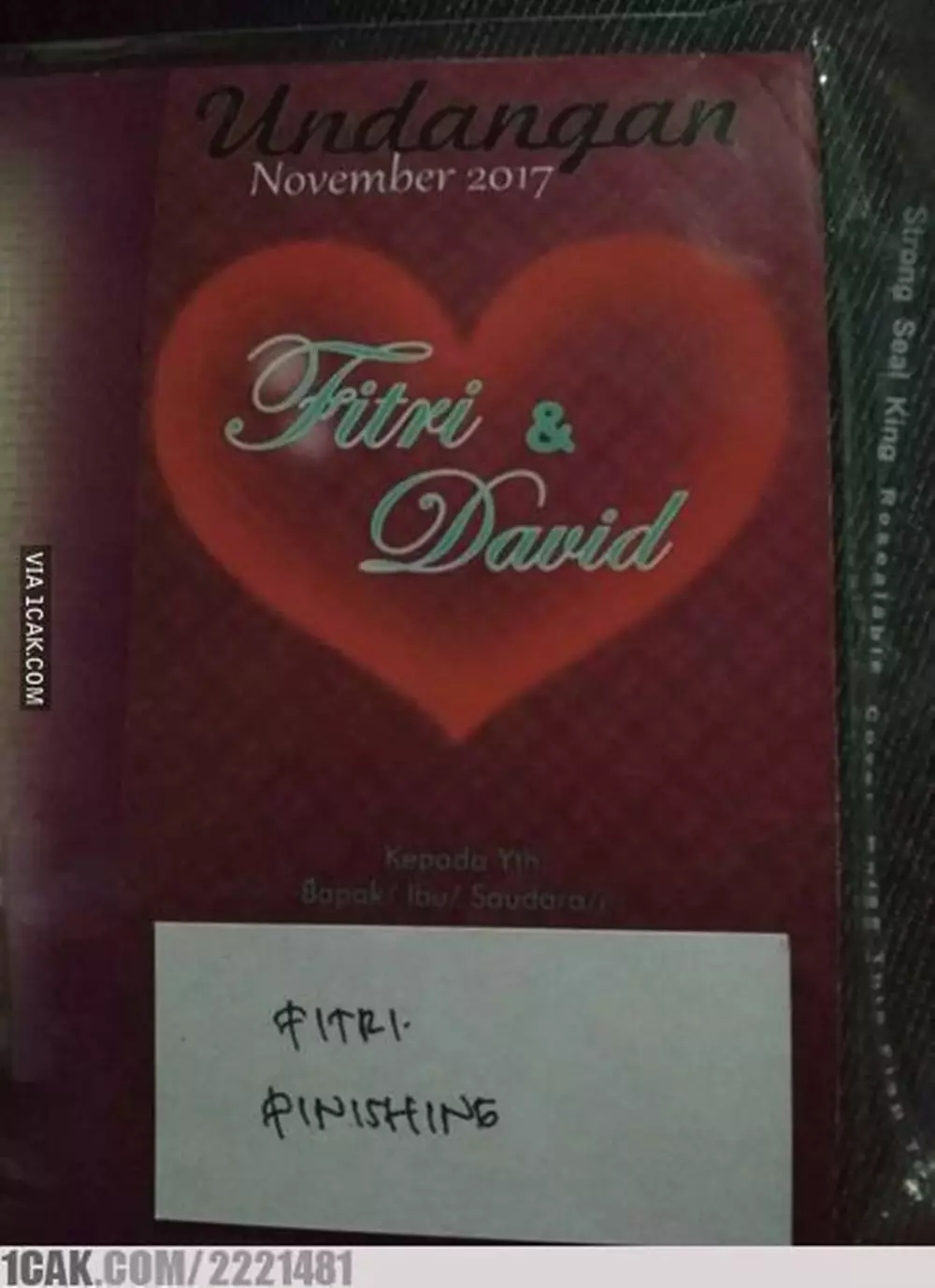 tulisan nama penerima undangan © berbagai sumber tulisan nama penerima undangan © berbagai sumber