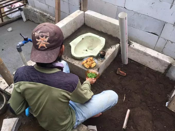 orang menyimpan makanan ada-ada saja © Instagram