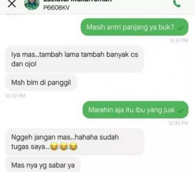 ojek online lagi antre orderan lucu © berbagai sumber