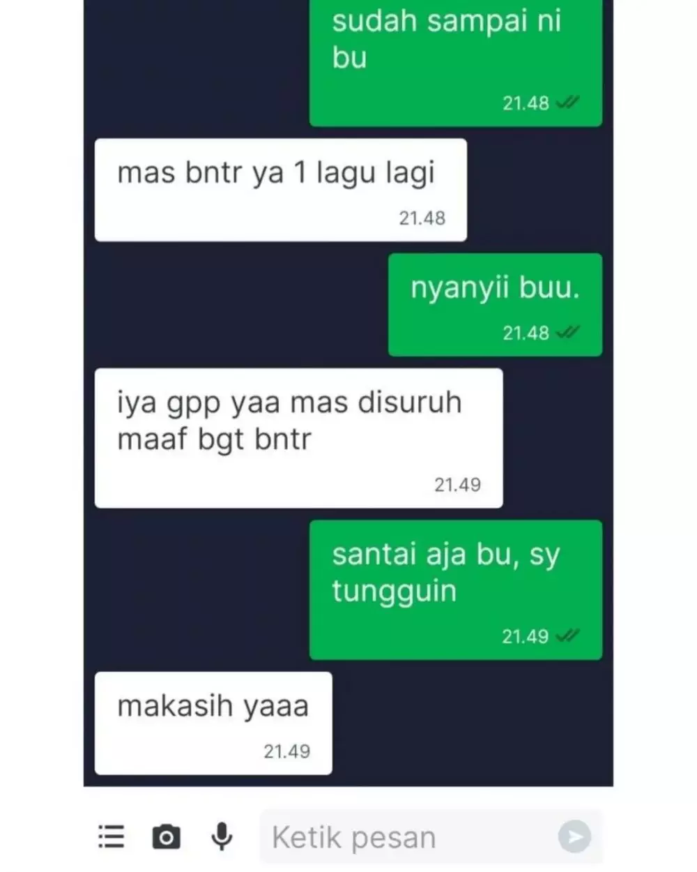 ojek online lagi antre orderan lucu © berbagai sumber