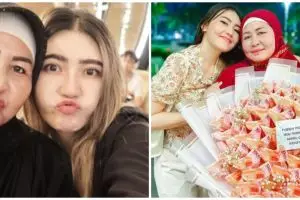 11 Potret kedekatan Via Vallen dan ibunya, kompak tampil hits