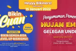 Kisah keberuntungan tukang roti, dapat 50 gram emas dari Bogasari