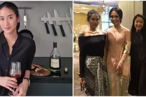 11 Pesona Chef Renatta saat kondangan, feminin dalam balutan kebaya