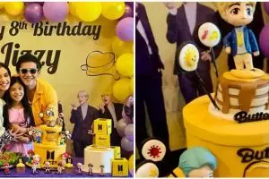 Jadi Army sejak kecil, 7 anak seleb rayakan ulang tahun bertema BTS