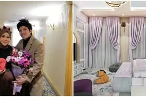 9 Potret desain kamar baby AH anak Aurel dan Atta, mewah sentuhan ungu