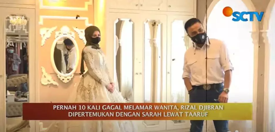 Kisah perjalanan cinta Rizal Djibran dan Sarah © berbagai sumber