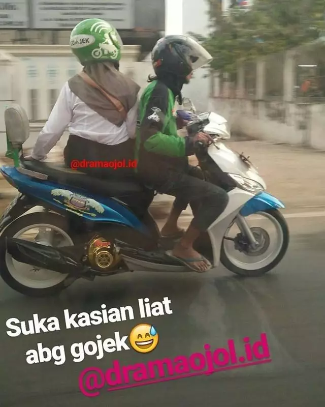 Penumpang kocak © Instagram Penumpang kocak © Instagram