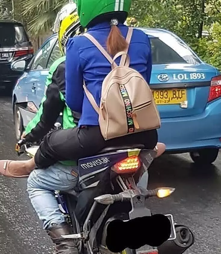 Penumpang kocak © Instagram Penumpang kocak © Instagram