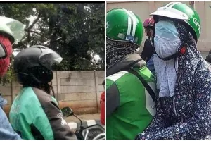 11 Potret kocak penumpang ojek online, ada-ada aja kelakuannya