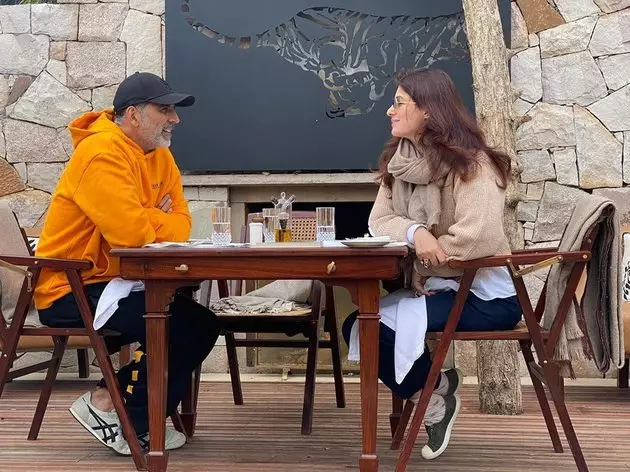 potret Akshay Kumar dan istri ini bak pasangan baru © Instagram