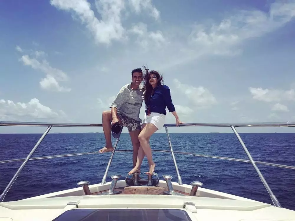 potret Akshay Kumar dan istri ini bak pasangan baru © Instagram