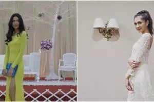 11 Gaya Mikha Tambayong saat kondangan, outfit di nikahan Vidi memukau