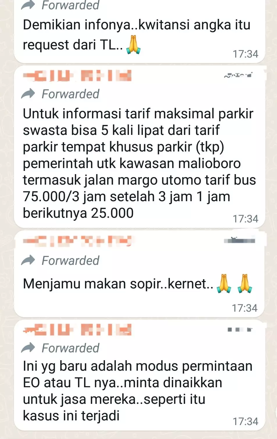 parkir di Malioboro capai Rp 350 ribu Instagram