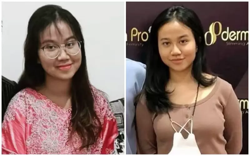 Mayang sebelum dan sesudah perawatan wajah  Berbagai sumber