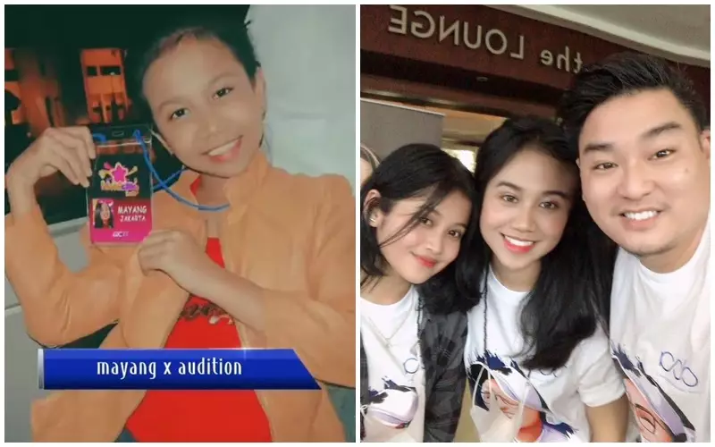 Mayang sebelum dan sesudah perawatan wajah  Berbagai sumber