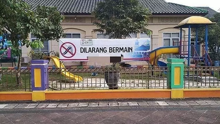 penampakan di taman bermain bingungin © Instagram penampakan di taman bermain bingungin © Instagram