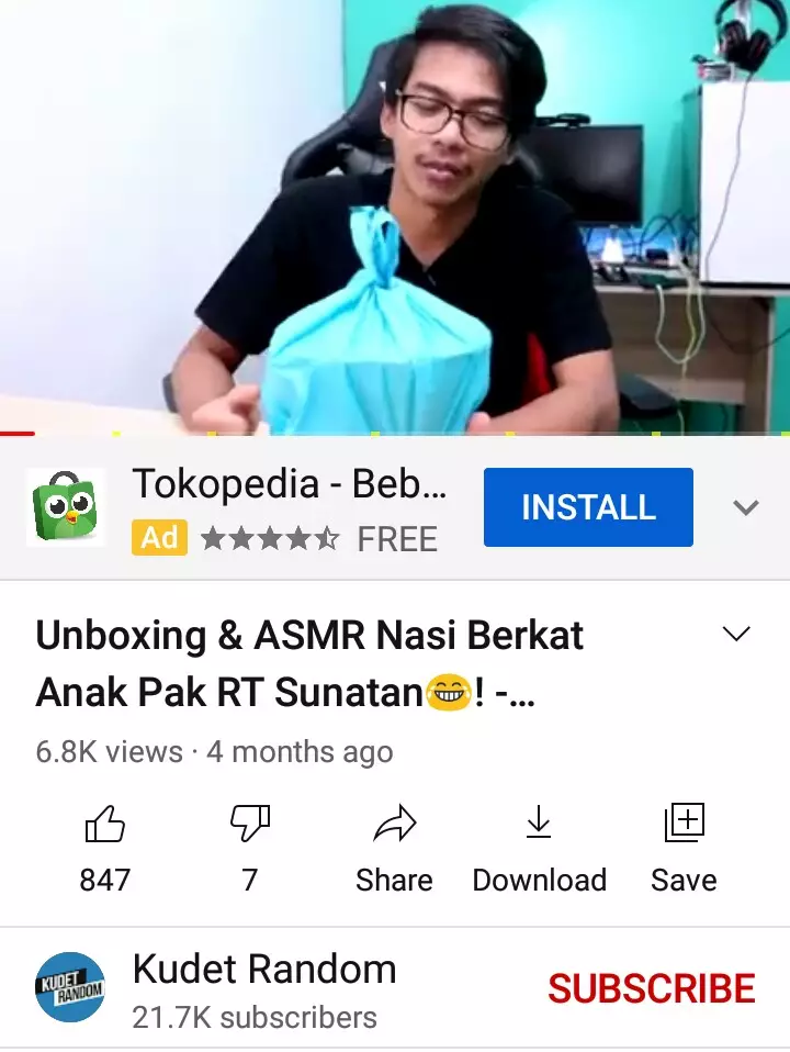 konten unboxing absurd © berbagai sumber