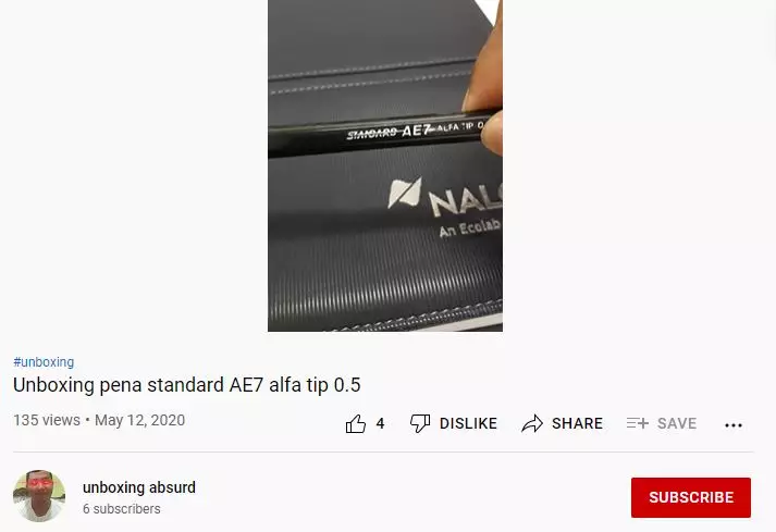 konten unboxing absurd © berbagai sumber