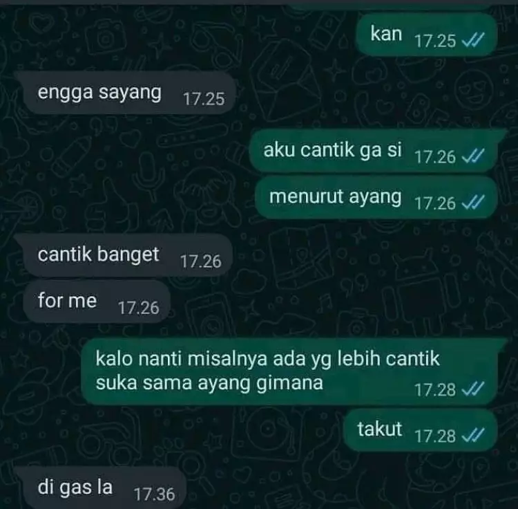 chat kalau orang terlanjur dipuji malah ngeselin © Instagram chat kalau orang terlanjur dipuji malah ngeselin © Instagram