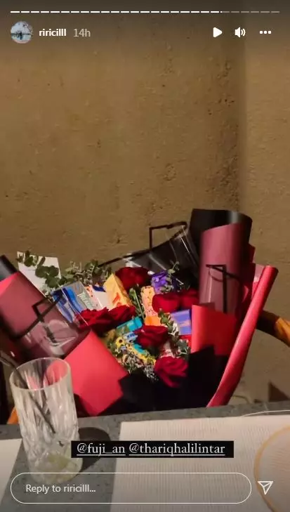 thariq ketemu fuji usai karantina © Instagram