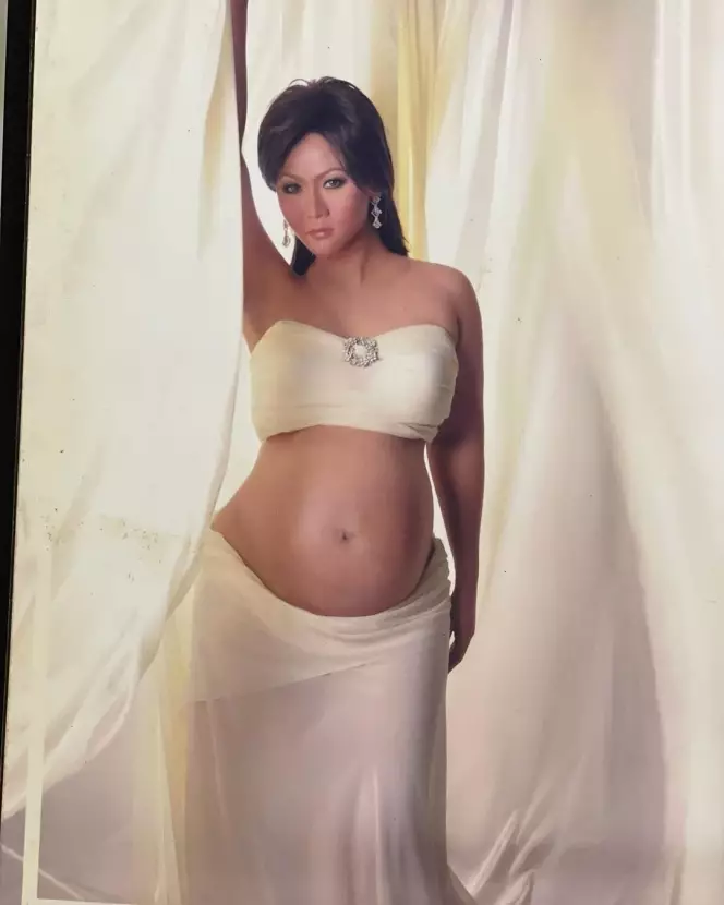 potret lawas maternity shoot Inul Daratista © Instagram