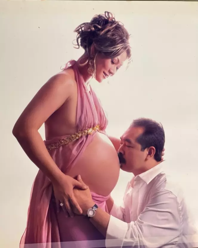potret lawas maternity shoot Inul Daratista © Instagram