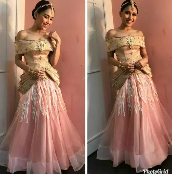 Pesona Ayu Ting Ting pakai baju India © Instagram