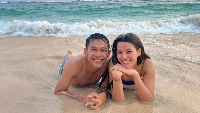 momen mesra Susan Sameh dan Fajar Alfian © berbagai sumber