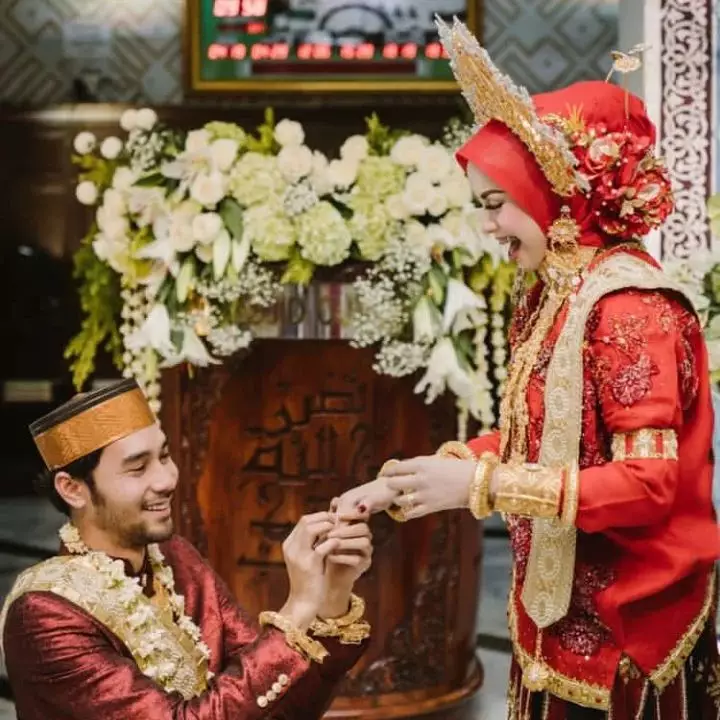 momen pernikahan achmad megantara  © instagram momen pernikahan achmad megantara  © instagram