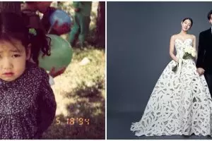 15 Transformasi Park Shin-hye dari kecil hingga dinikahi Choi Tae-joon