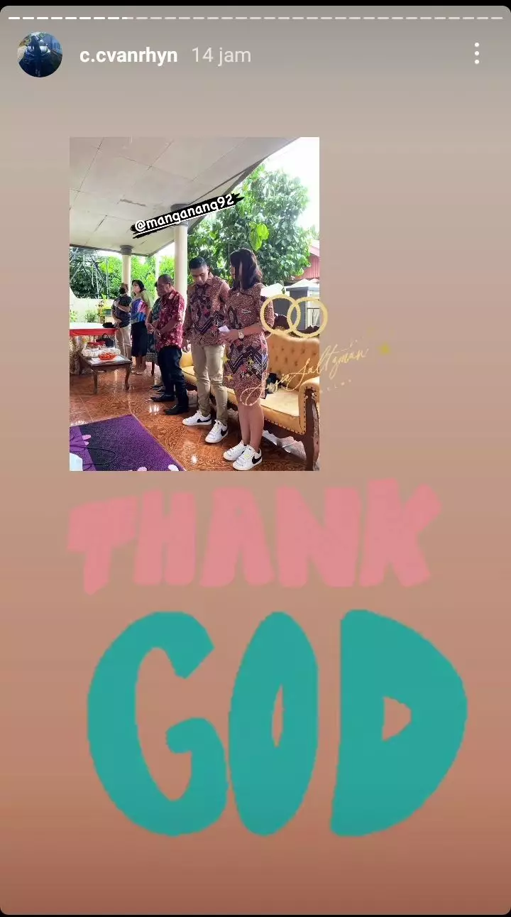 momen lamaran aprilio manganang © instagram momen lamaran aprilio manganang © instagram