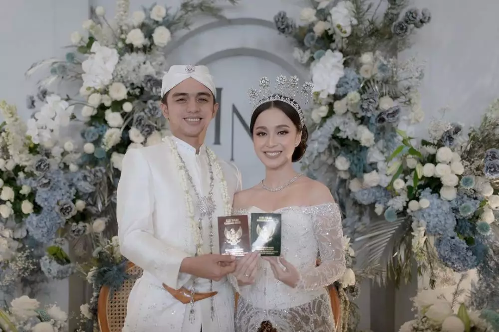 momen pernikahan nimaz dewantary dan radifan mirza © instagram