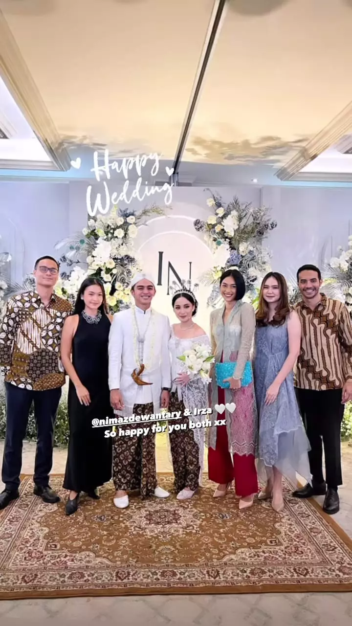 momen pernikahan nimaz dewantary dan radifan mirza © instagram